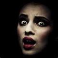 horrified expression