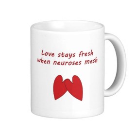 love & neurosis mug available on zazzle
